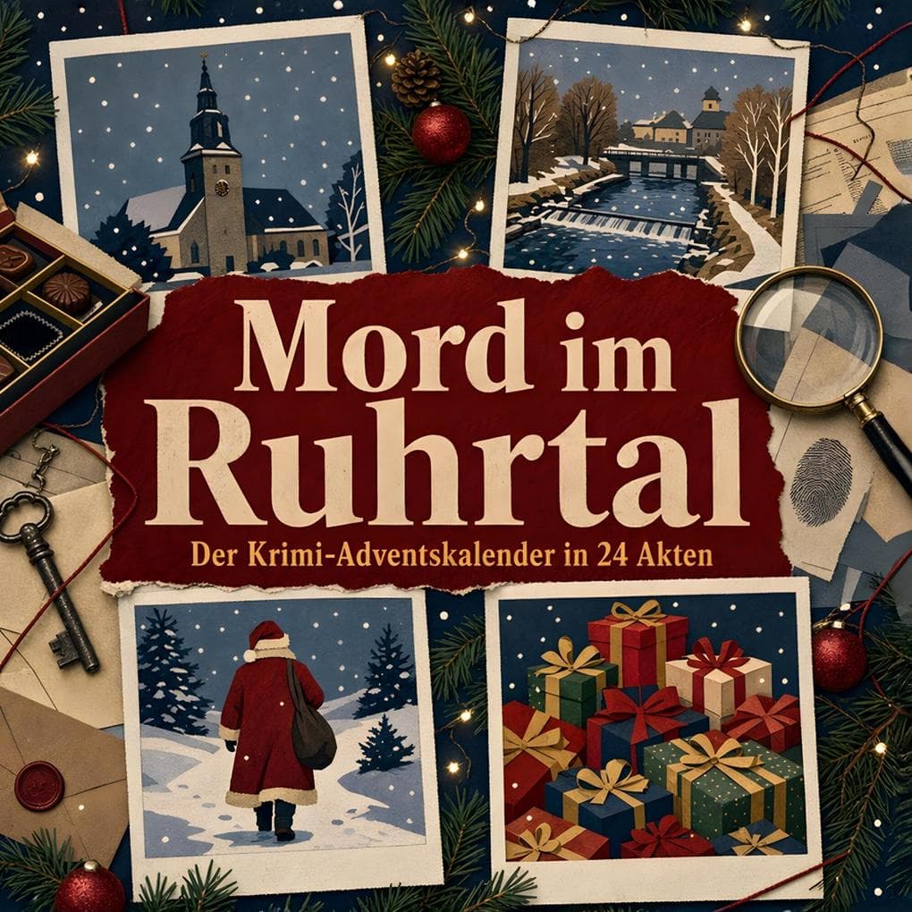 Mord im Ruhrtal: Der Krimi-Adventskalender in 24 Akten