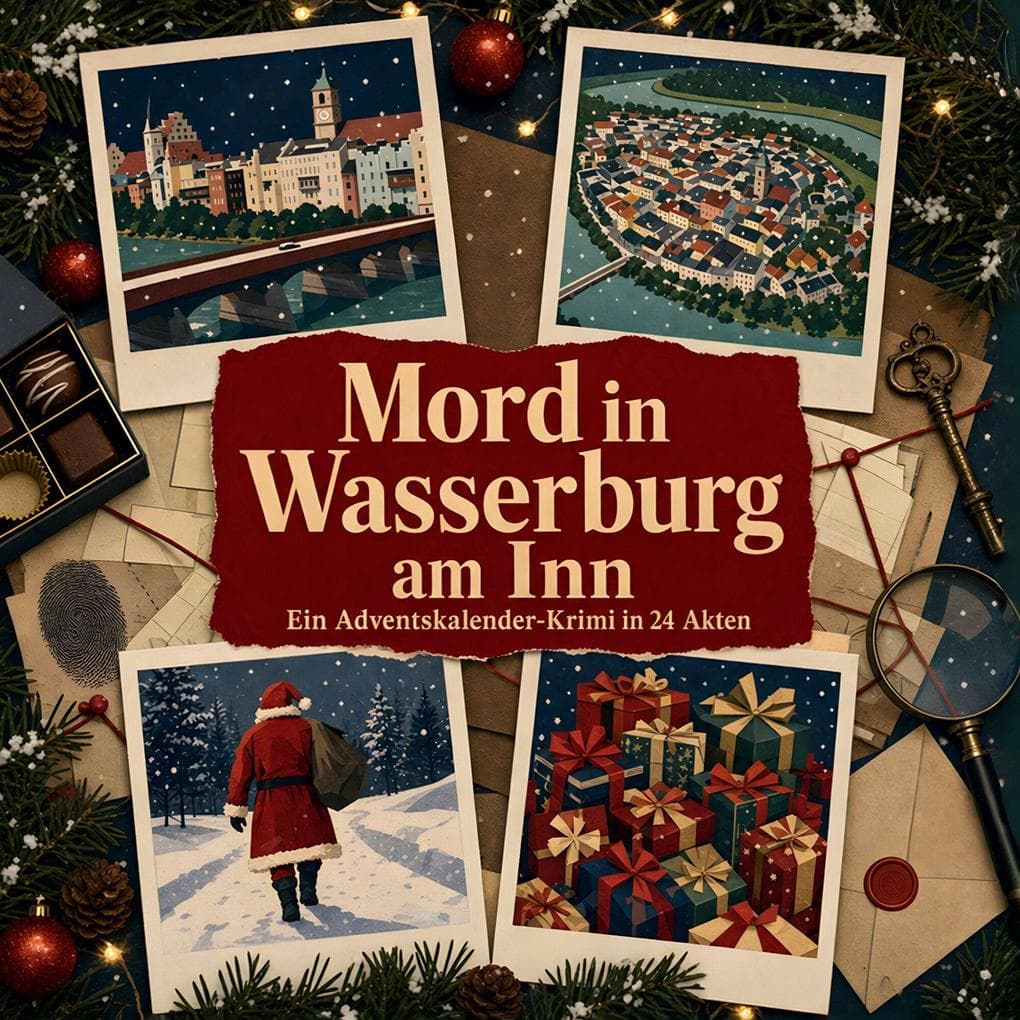 Mord in Wasserburg am Inn: Ein Adventskalender-Krimi in 24 Akten