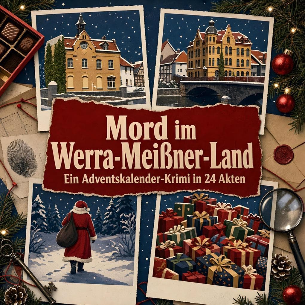 Mord im Werra-Meißner-Land: Ein Adventskalender-Krimi in 24 Akten