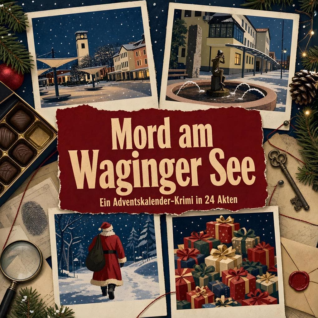 Mord am Waginger See: Ein Adventskalender-Krimi in 24 Akten