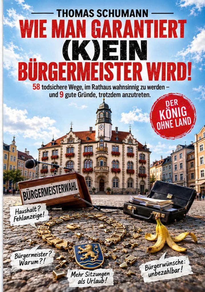 Wie man garantiert (k)ein Bürgermeister wird!: 58 todsichere Wege, im Rathaus wahnsinnig zu werden - und 9 gute Gründe, trotzdem anzutreten.