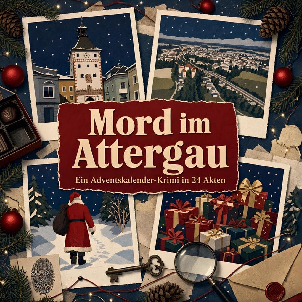Mord im Attergau: Ein Adventskalender-Krimi in 24 Akten