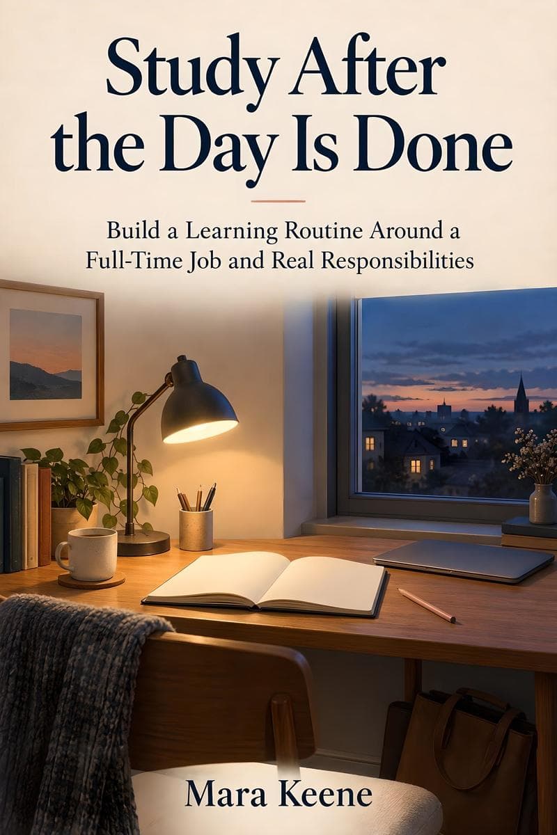 Study After the Day Is Done: Build a Learning Routine Around a Full-Time Job and Real Responsibilities
