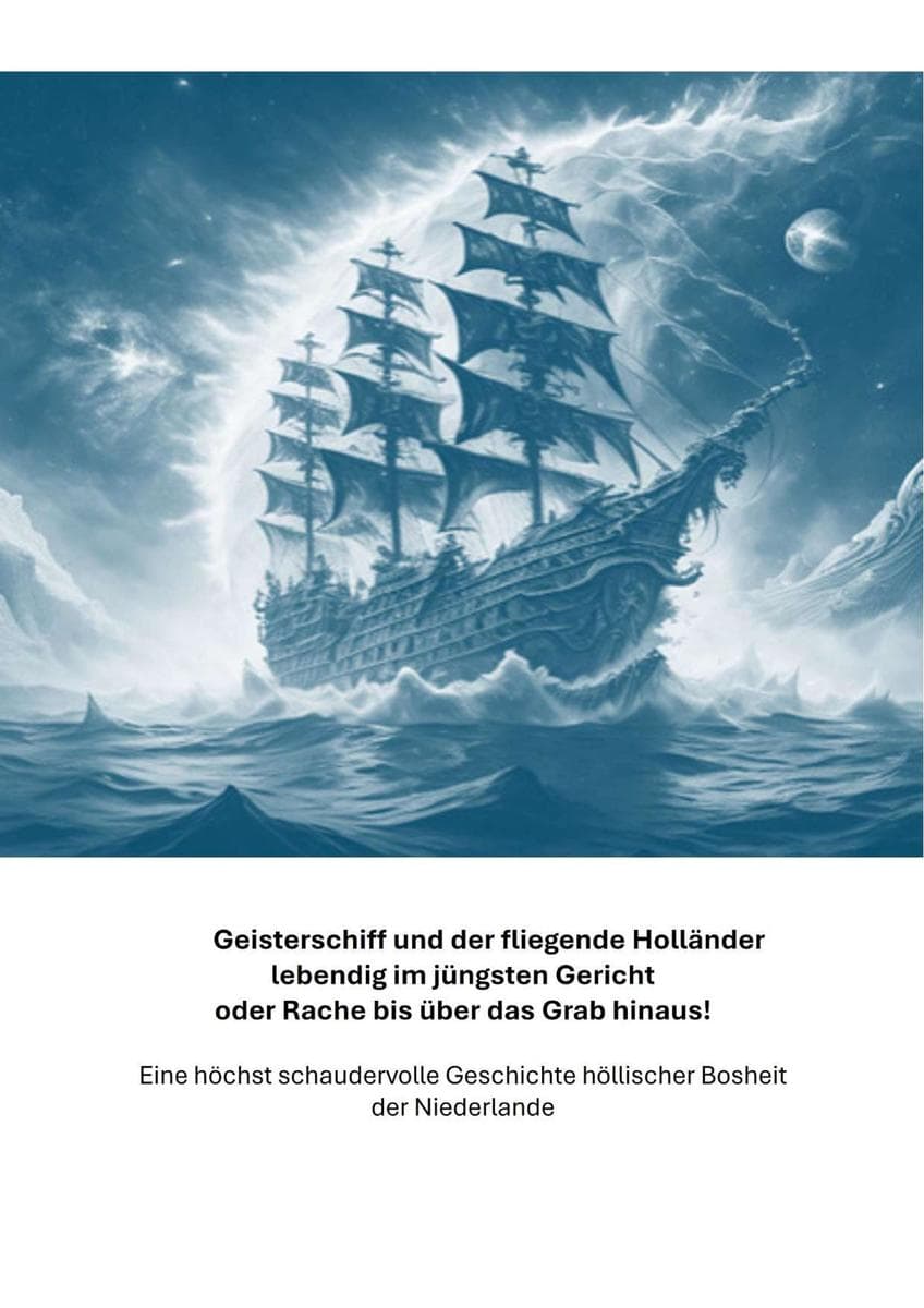 Das Geisterschiff und der fliegende Holländer lebendig im jüngsten Gericht oder Rache bis über das Grab hinaus!: Eine höchst schaudervolle Geschichte höllischer Bosheit der Niederlande