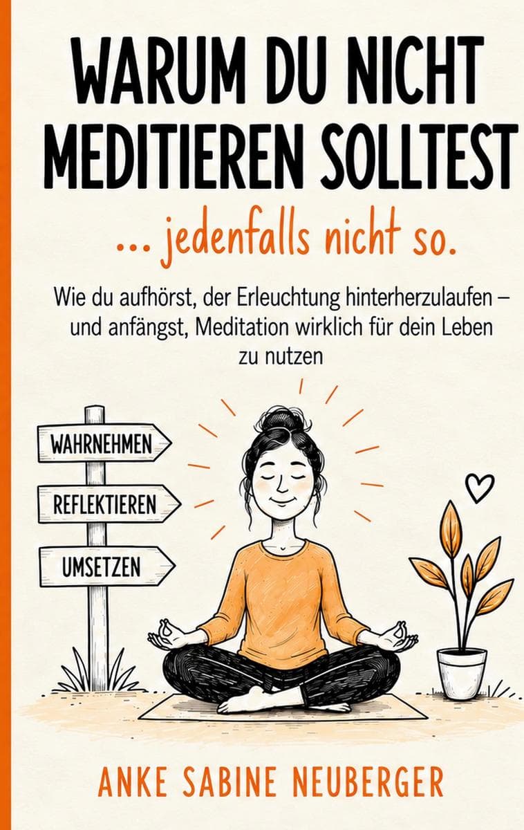 WARUM DU NICHT MEDITIEREN SOLLTEST: ... JEDENFALLS NICHT SO. WIE DU AUFHÖRST, DER ERLEUCHTUNG HINTERHERZULAUFEN - UND ANFÄNGST, MEDITATION WIRKLICH FÜR DEIN LEBEN ZU NUTZEN