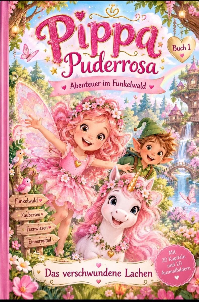 Pippa Puderrosa, das verschwundene Lachen: Pippa Puderrosa, #1