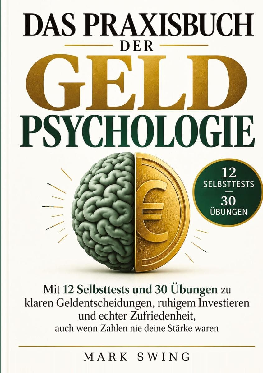 Das Praxisbuch der Geldpsychologie: Mit 12 Selbsttests und 30 Übungen zu klaren Geldentscheidungen, ruhigem Investieren und echter Zufriedenheit, auch wenn Zahlen nie deine Stärke waren