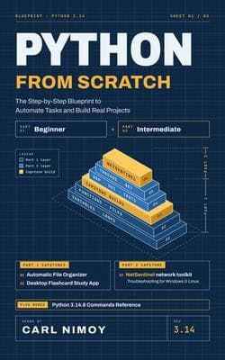 Python From Scratch: The Step-by-Step Blueprint to Automate Tasks and Build Real Projects