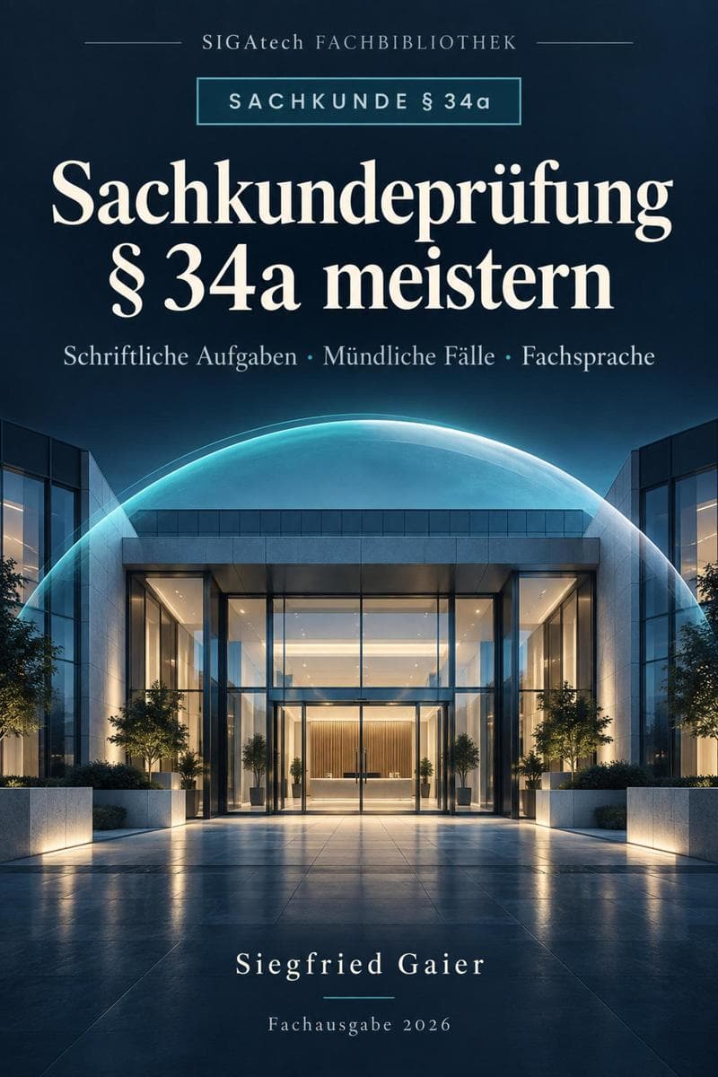 Sachkundeprüfung § 34a meistern: Schriftliche Aufgaben · Mündliche Fälle · Fachsprache