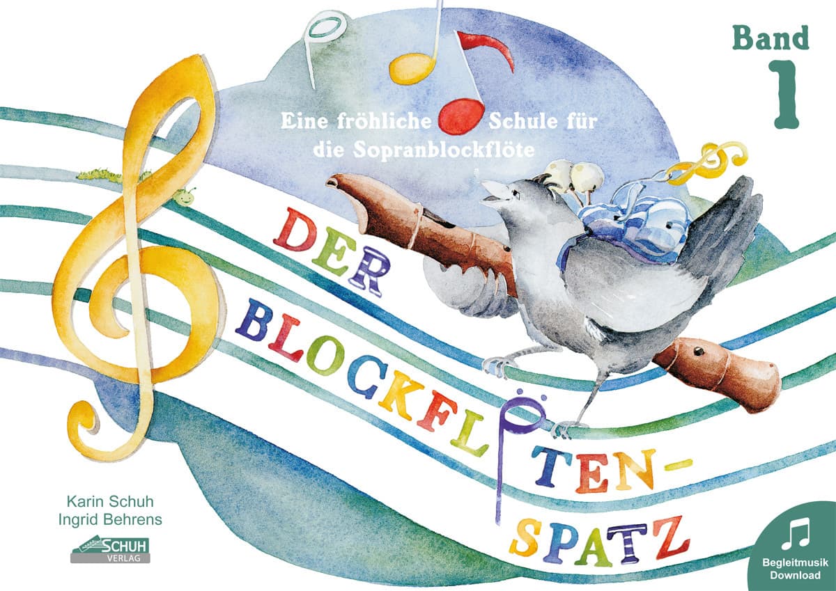 Der Blockflötenspatz (Mit Begleit-CD): Eine fröhliche Schule für die Sopranblockflöte