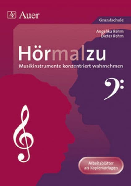 Hörmalzu - Musikinstrumente konzentriert wahrnehmen: Arbeitsblätter als Kopiervorlagen zur Wahrnehmungs- und Konzentrationsschulung in der Grundschule