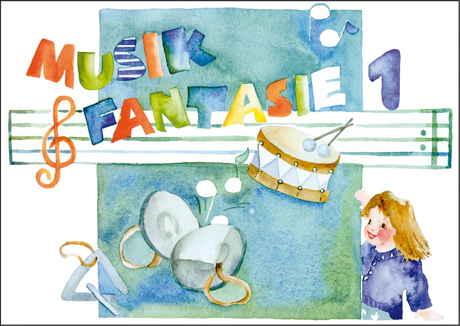 Musik Fantasie - Schülerheft 1: Kinderheft für das erste Musikjahr zum Schmökern, Nachschlagen und Gestalten.