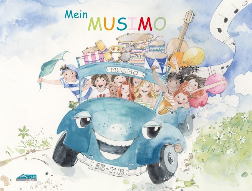 Mein MUSIMO - Schülerheft 1: Das fröhliche Musikmobil, ein Kinderheft für das erste Musikjahr zum Schmökern, Nachschlagen und Gestalten.