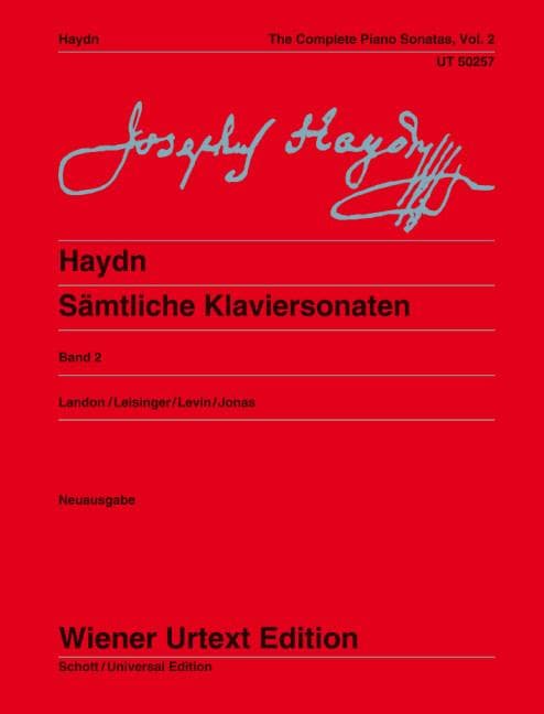 Sämtliche Klaviersonaten: Sonaten Hob. XVI:18-20, XVI:33, XVI:43-47, XVI:5a. Ed. Landon/Leisinger/Levin. Vol. 2. Klavier.