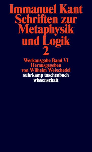 Schriften zur Metaphysik und Logik II