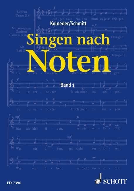Singen nach Noten