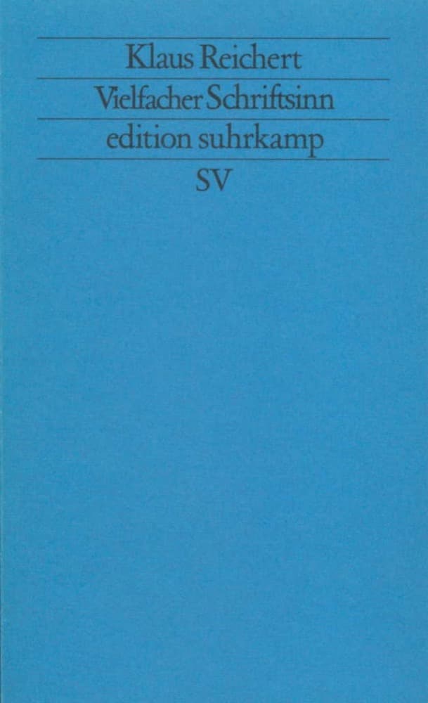 Vielfacher Schriftsinn