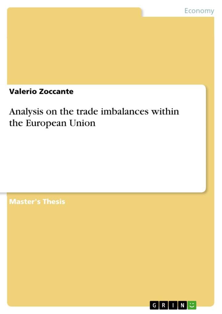 Analysis on the trade imbalances within the European Union