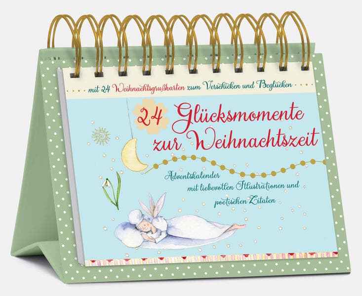 Tisch-Adventskalender "24 Glücksmomente zur Weihnachtszeit"