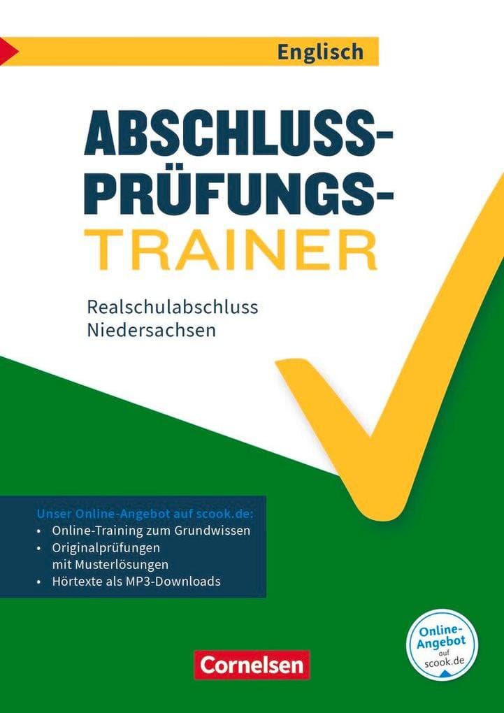 Abschlussprüfungstrainer Englisch 10. Schuljahr - Niedersachsen - Realschulabschluss