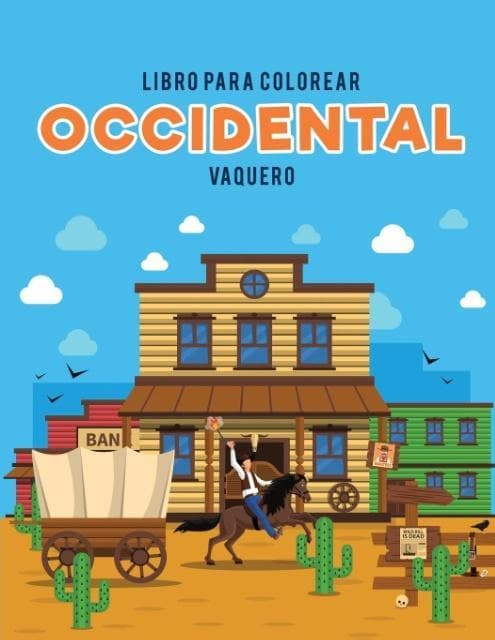 Libro para colorear occidental