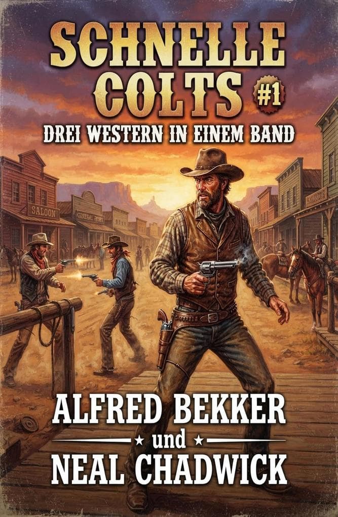 Schnelle Colts #1 - Drei Western in einem Band
