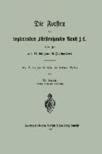 Die Forsten des regierenden fürstenhauses Reuk j. L. in der Zeit vom 17. bis zum 19. Jahrhundert