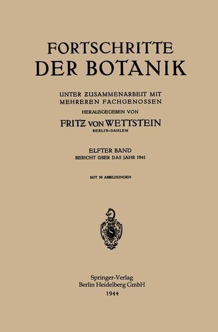 Fortschritte der Botanik