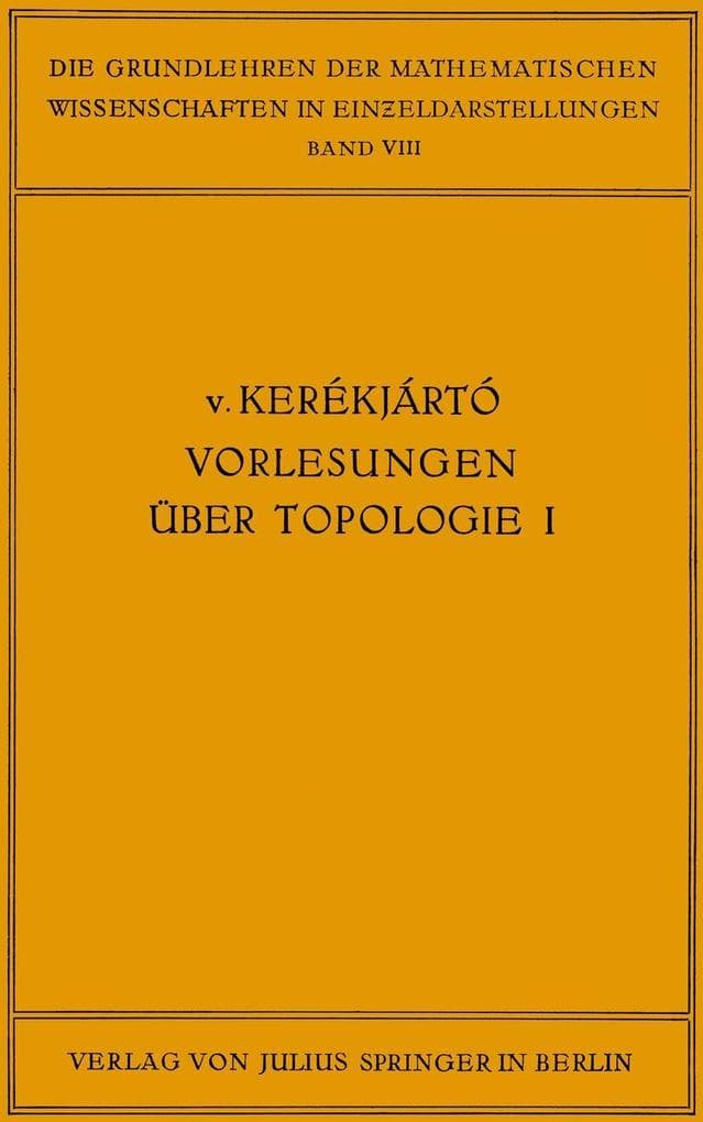 Vorlesungen über Topologie