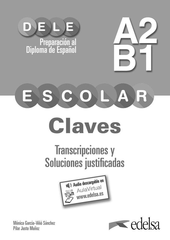 DELE escolar A2-B1. Lösungsschlüssel zum Übungsbuch neu