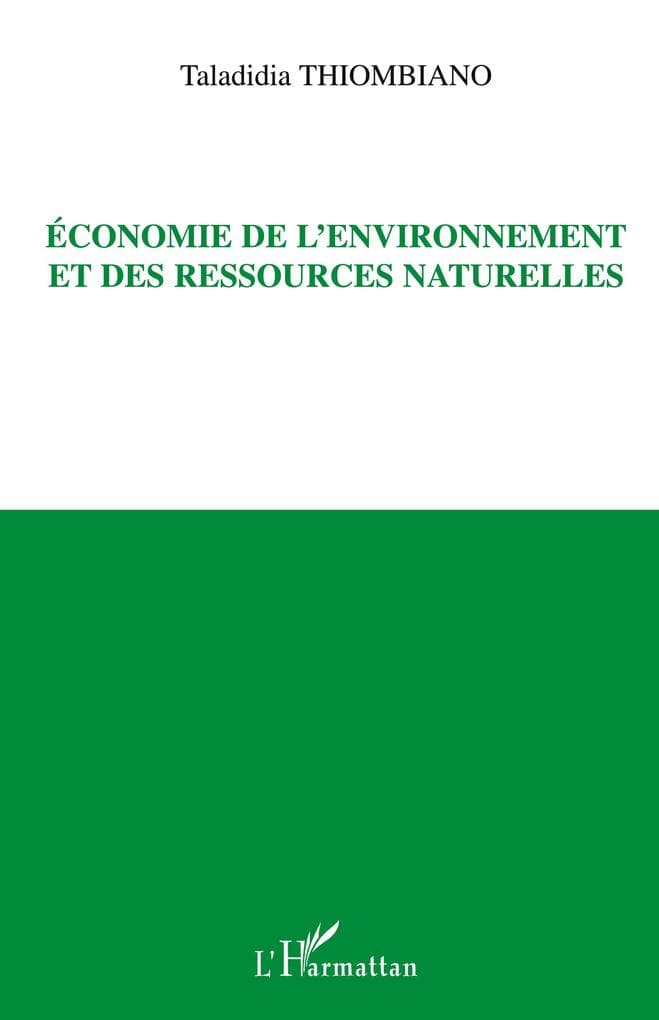 Economie de l'environnement et des ressources naturelles