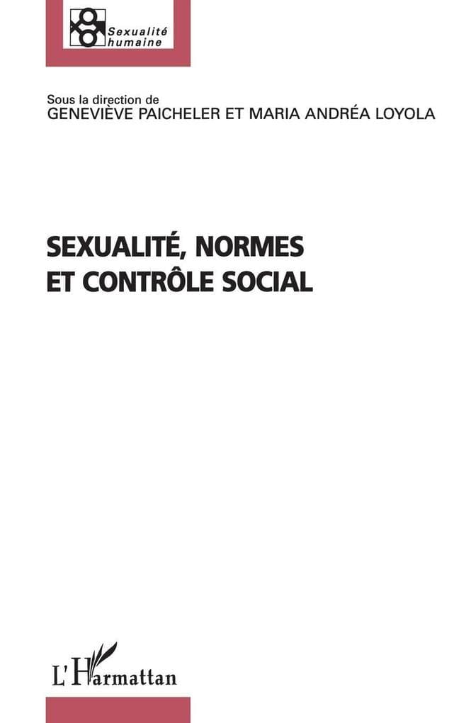 Sexualité, normes et contrôle social