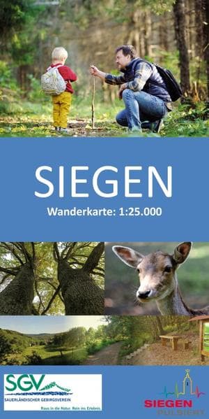 Wanderkarte Siegen 1:25 000
