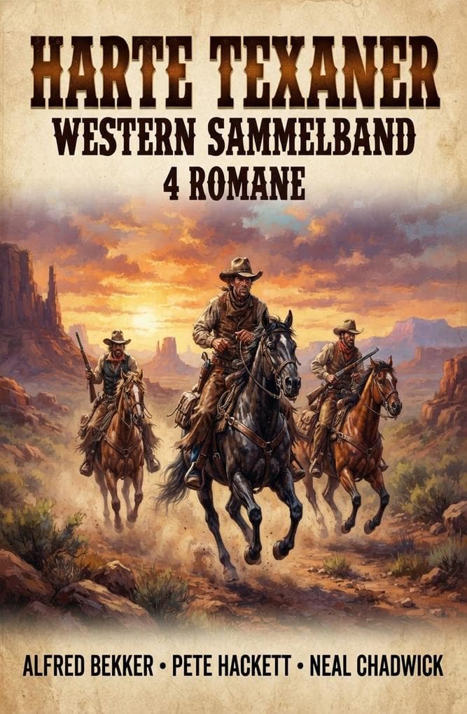 Harte Texaner: Western Sammelband 4 Romane