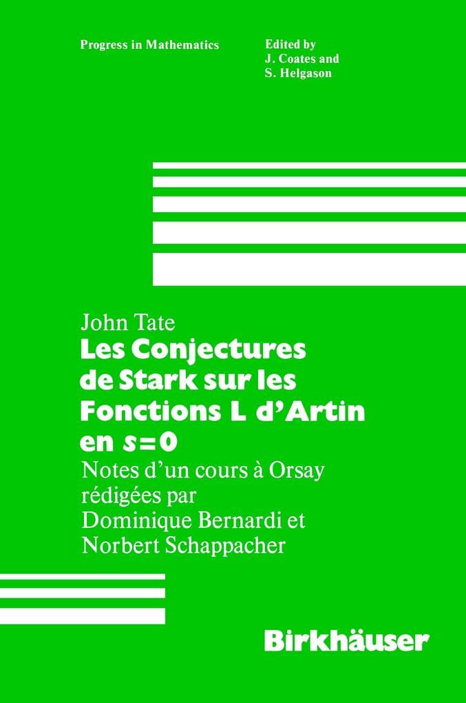 Les Conjectures de Stark sur les Fonctions L d'Artin en s=0