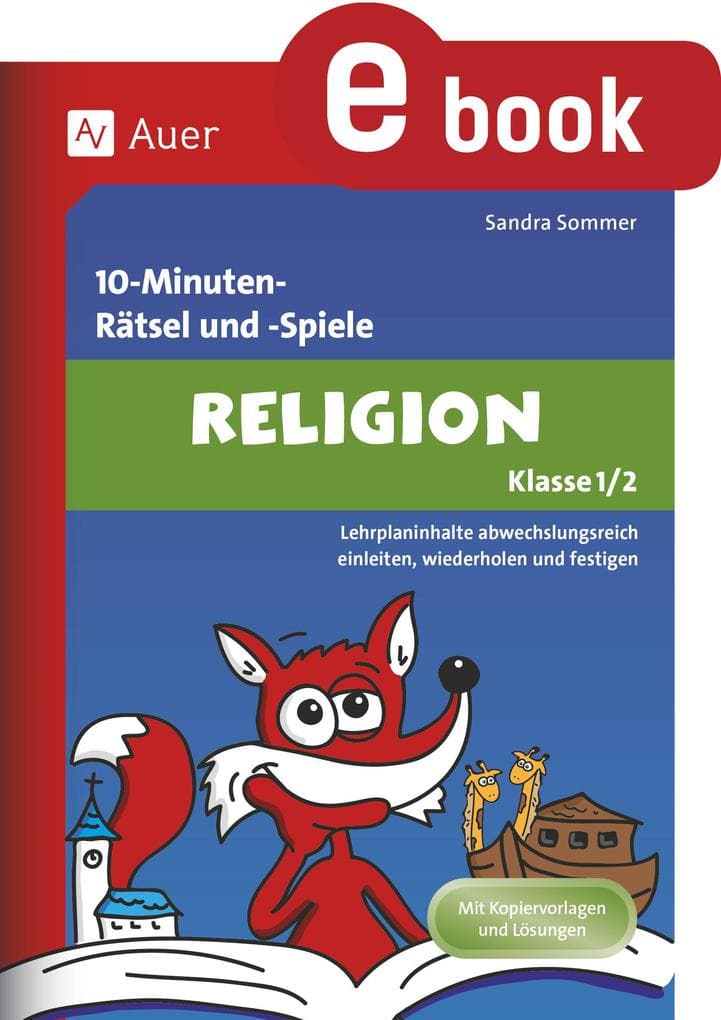 10-Minuten-Rätsel und -Spiele Religion Klasse 1-2