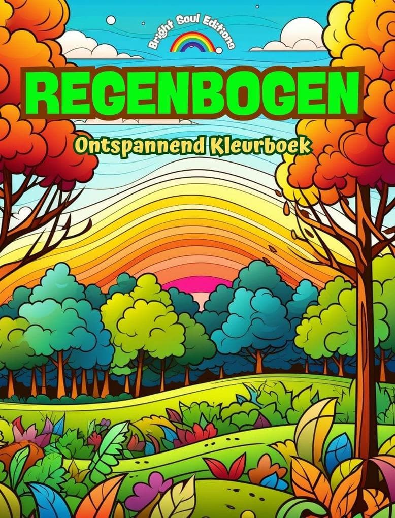 Regenbogen | Ontspannend Kleurboek | Ongelooflijke regenboog- en landschapsontwerpen voor natuurliefhebbers