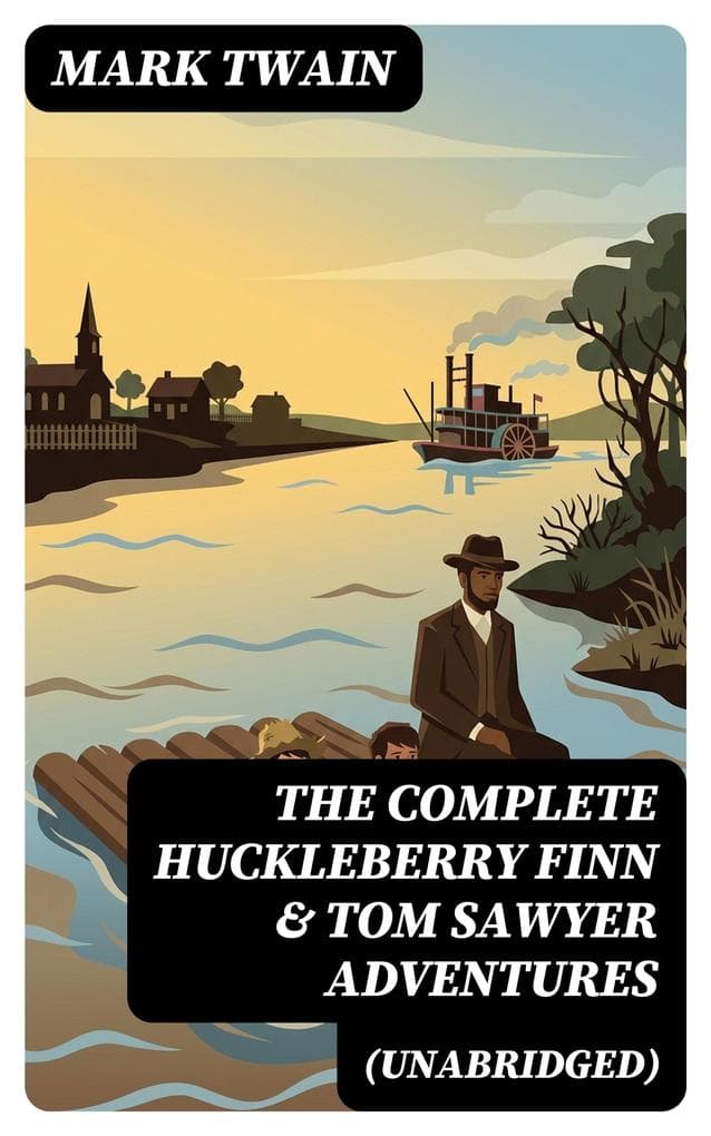 The Complete Huckleberry Finn & Tom Sawyer Adventures (Unabridged)