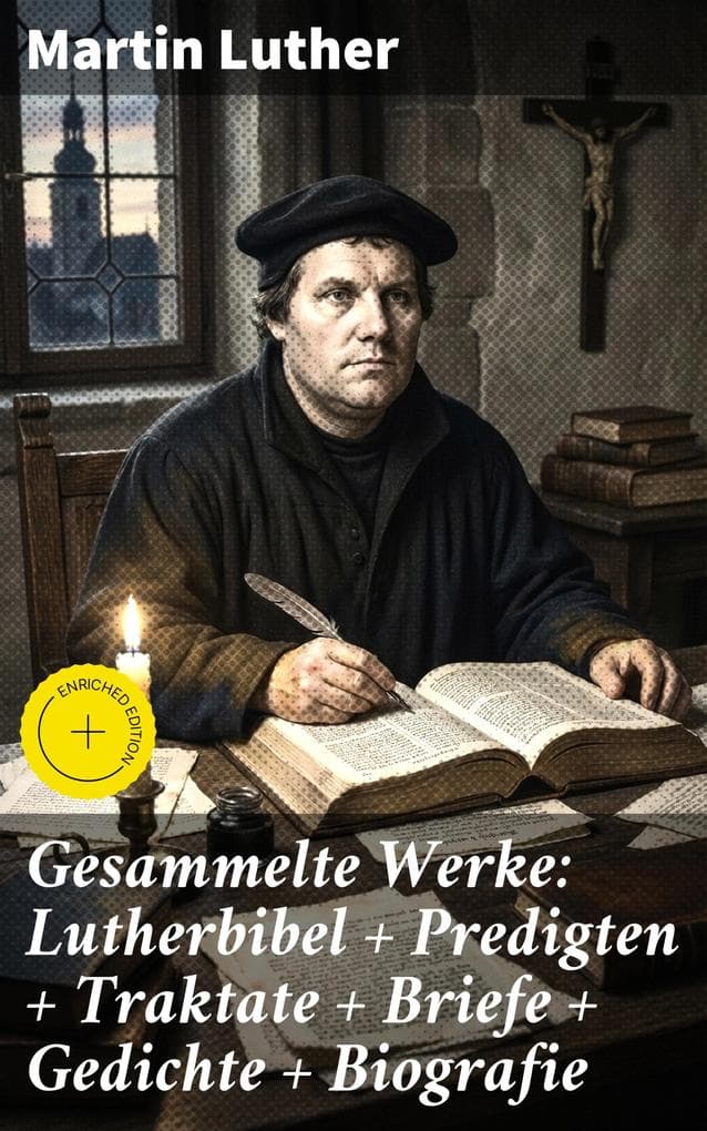 Gesammelte Werke: Lutherbibel + Predigten + Traktate + Briefe + Gedichte + Biografie