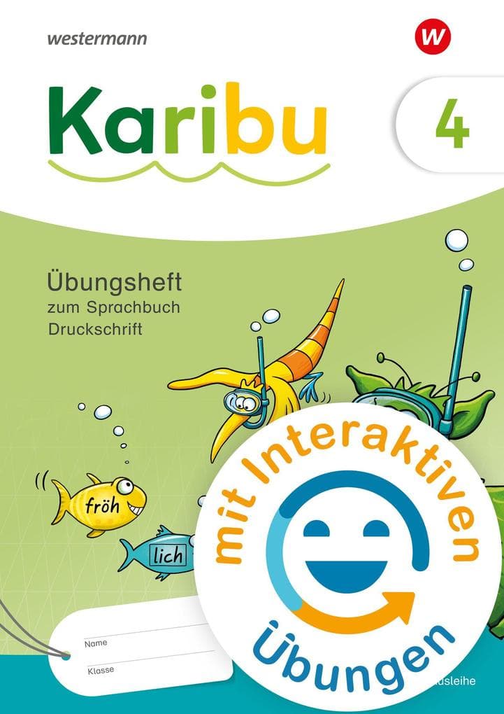 Karibu 4. Übungsheft 4 Druckschrift zum Sprachbuch mit interaktiven Übungen