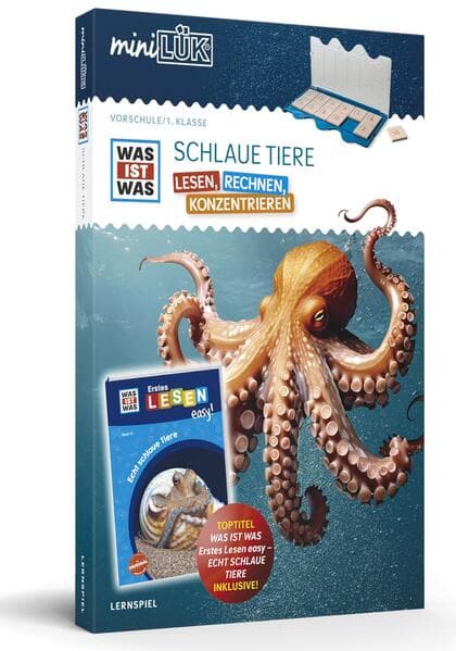 miniLÜK-Set. WAS IST WAS Schlaue Tiere Lesen, Rechnen, Konzentrieren Vorschule
