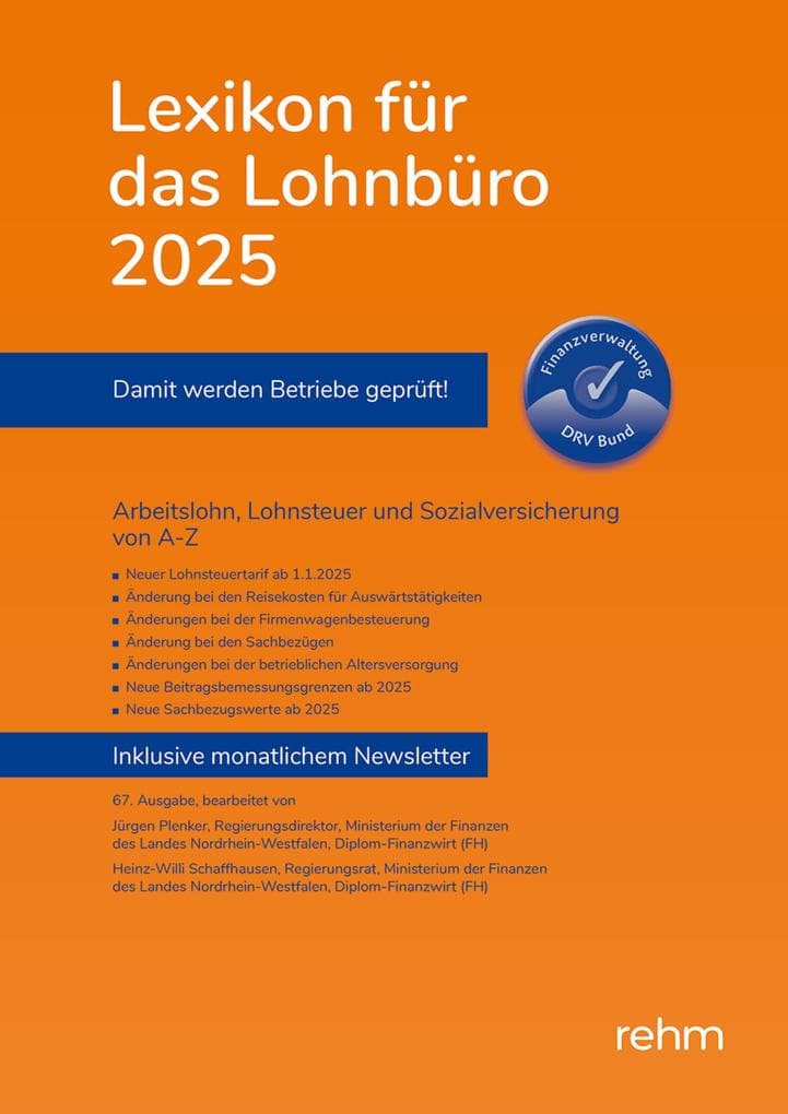 Lexikon für das Lohnbüro 2025 (E-Book EPUB)