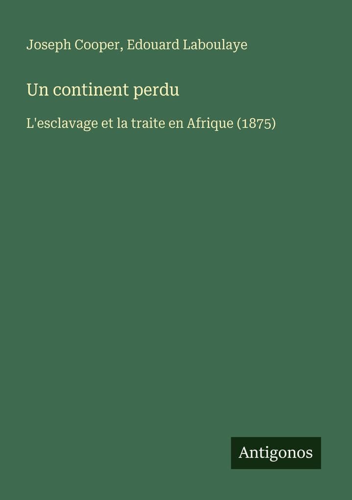 Un continent perdu