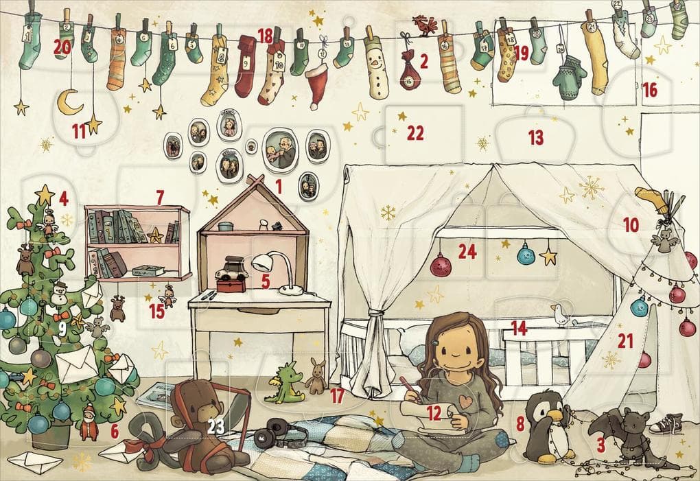 Adventskalender - Weihnachten mit Anouk | Wandkalender