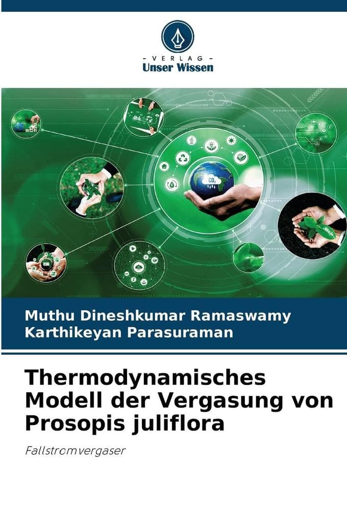 Thermodynamisches Modell der Vergasung von Prosopis juliflora