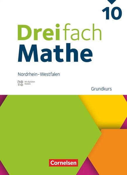 Dreifach Mathe 10. Schuljahr - Grundkurs - Nordrhein-Westfalen - Ausgabe 2022 - Schulbuch