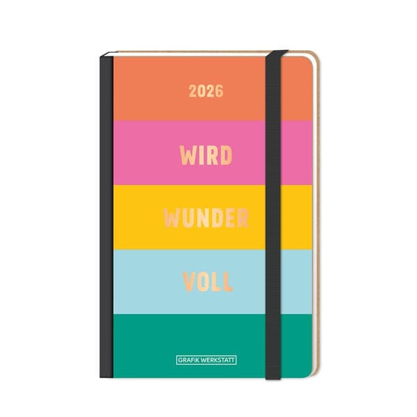 Terminplaner LetterArt 2026 wird wundervoll