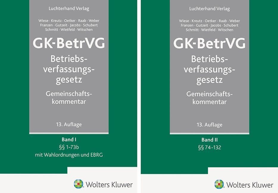 GK-BetrVG Betriebsverfassungsgesetz