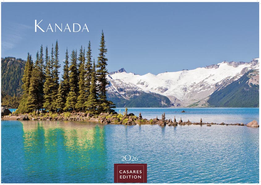 Kanada Kalender 2026 - Wandkalender | Fotokalender Nordamerika 35x50cm -eindrucksvollen Natur- und Landschaftsmotiven von Küsten, Wäldern und Bergen