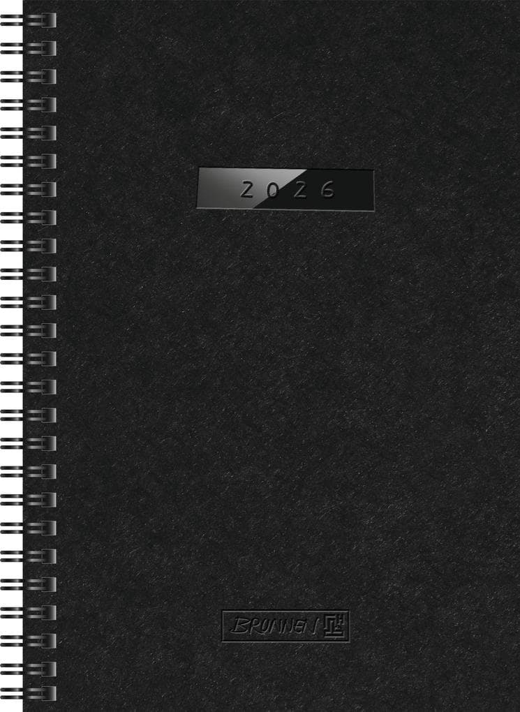 BRUNNEN 1079605906 | Buchkalender Mod. 796 2026 "Suburb Streets" | A5, Karton